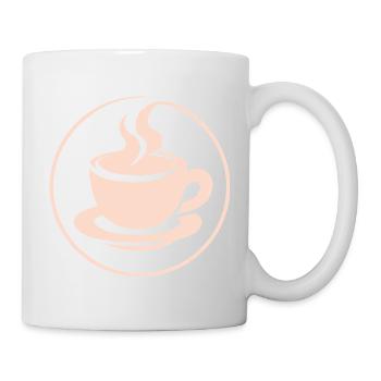 Tasse à café minimaliste – Café Design - Mug blanc - blanc - Droite