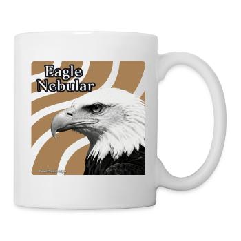 Portrait nébulaire de l’aigle - Mug blanc - blanc - Droite