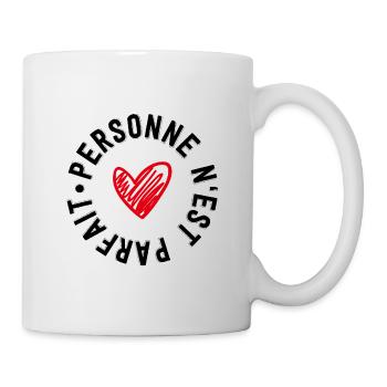 « personne n’est parfait » - Mug blanc - blanc - Droite