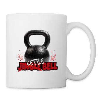 Jingle Bell - Kettlebell - Tasse - Weiß - Rechts