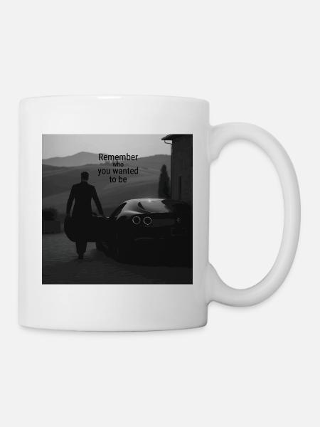 Rappelez-vous qui vous vouliez être - Mug blanc - blanc