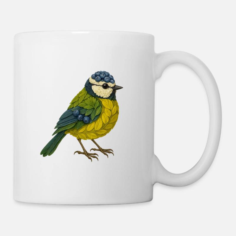 Le bleu au naturel - Mug blanc - blanc