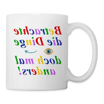 Think Different Design - Mug - white - Right
