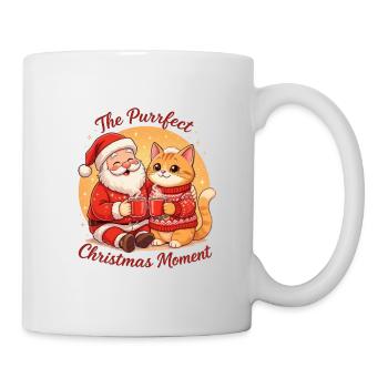 The Purrrfect Christmas Moment - Tasse - Weiß - Rechts