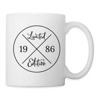 Limited edition 1986 - 40th Birthday Gift - Mug - white - Right