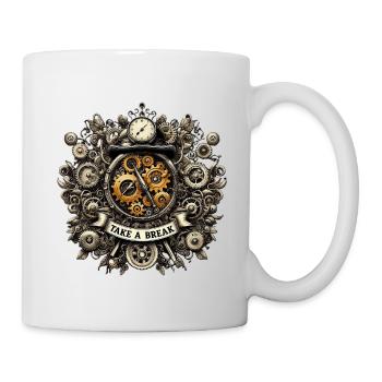 TAKE_A_BREAK - Tasse - Weiß - Rechts