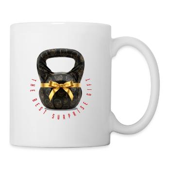 Kettlebell - le meilleur cadeau surprise pour lui. - Mug blanc - blanc - Droite