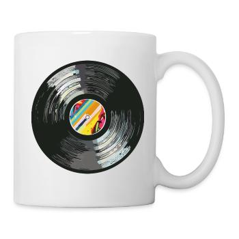 Vinyl_6 - Mug blanc - blanc - Droite