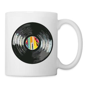 Vinyl_5 - Mug blanc - blanc - Droite