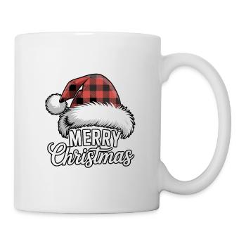 Plaid Santa Christmas Design - Mug - white - Right