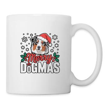Happy Dogmas with Dog Hat - Mug - white - Right