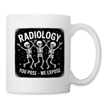 Radiology Skeletons Dancing - Mug - white - Right
