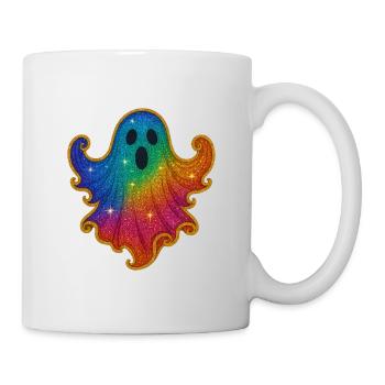 Regenbogen Geist Glitzer - Tasse - Weiß - Rechts
