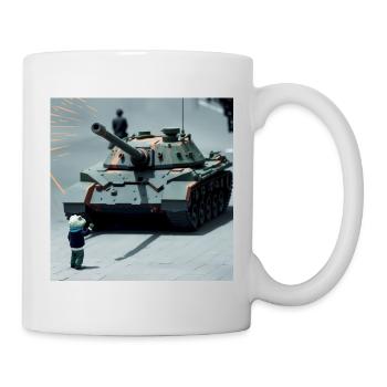 Grenouille de la résistance de Portland - États-Unis Tianmen Square T-Sh - Mug blanc - blanc - Droite