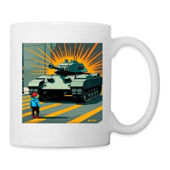 Grenouille de la résistance de Portland - États-Unis Tianmen Square T-Sh - Mug blanc - blanc - Droite