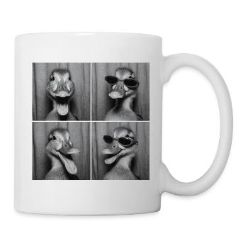 Lunettes de soleil Selfie Funny Duck Photo Box - Mug blanc - blanc - Droite