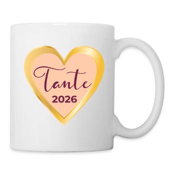 Aunt 2026 Baby Heart - Mug - white - Right