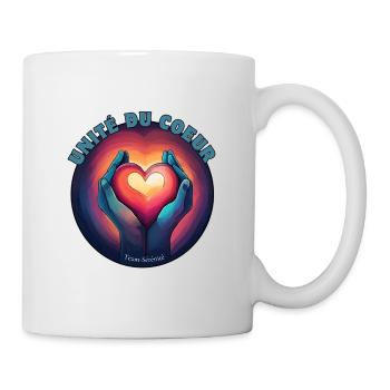 Einheit des Herzens und Gelassenheit - Tasse - Weiß - Rechts