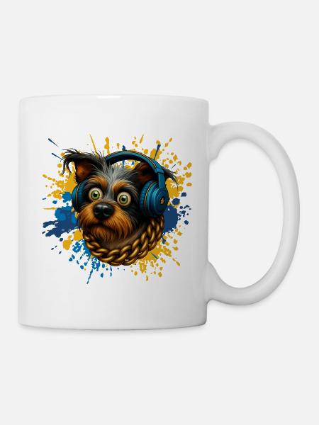 Canine Beats Kopfhörer - Tasse - Weiß