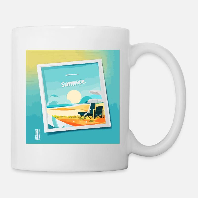 Summer at the beach - Tasse - Weiß