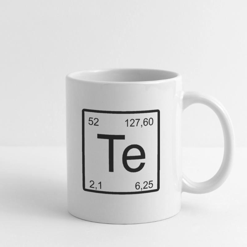 Te Element Minimal Typography Mug