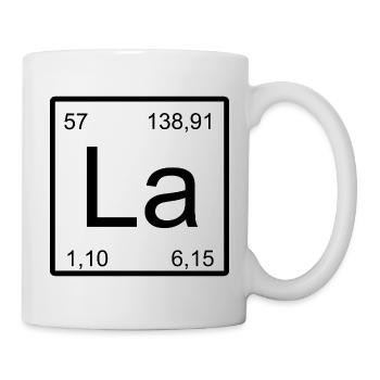 La Element Graphic Lanthanum Style - Mug blanc - blanc - Droite