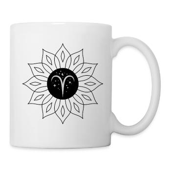 Aries Nuit Étoilée - Mug blanc - blanc - Droite
