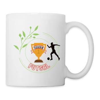 Vainqueur du tournoi de futsal Championship - Mug blanc - blanc - Droite