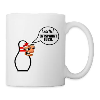 CHRISTMAS STRESS BOWLING BOWLING BOWLING - Mug - white - Right