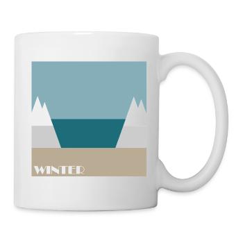 Winter - Tasse - Weiß - Rechts