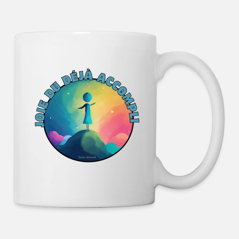 Freude am bereits Erreichten - Tasse - Weiß