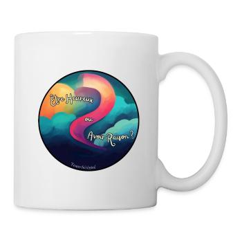 Dilemme Heureux en Nuances - Mug blanc - blanc - Droite