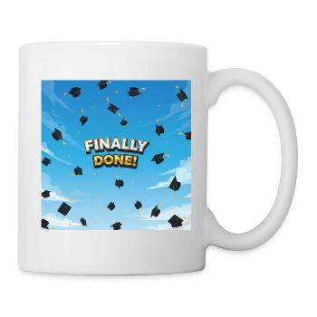 Finally done, final celebration - Mug - white - Right