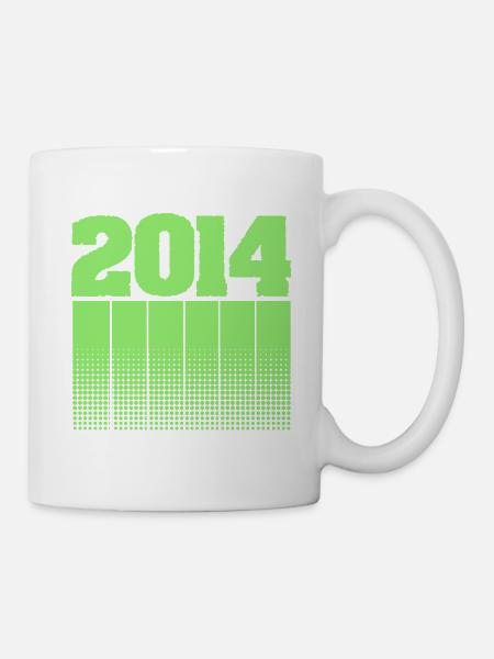2014 2014 - Tasse - Weiß