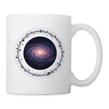 Galactic view in the star wreath - Mug - white - Right