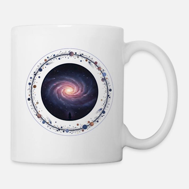 Galactic view in the star wreath - Mug - white