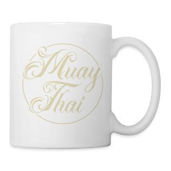 Muay Thai - Tasse - Weiß - Rechts
