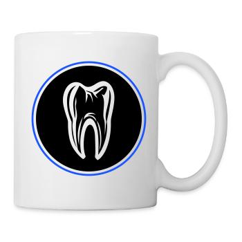 Icône de dentiste dentaire - Mug blanc - blanc - Droite