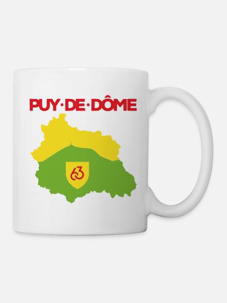 Puy de Dôme 63 - Tasse - Weiß