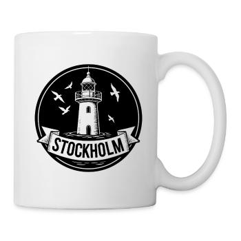 Phare de Stockholm Mer Scandinave - Mug blanc - blanc - Droite