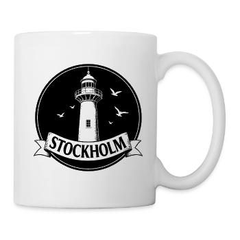 Phare de Stockholm Mer Scandinave - Mug blanc - blanc - Droite