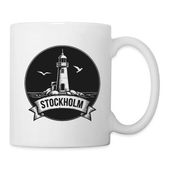 Phare de Stockholm Mer Scandinave - Mug blanc - blanc - Droite