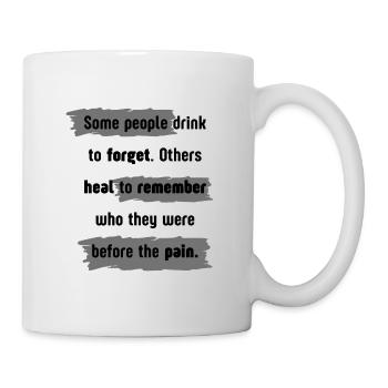 Heal To Remember design - Mug - white - Right