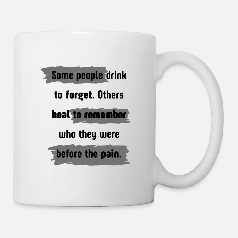 Heal To Remember-Design - Tasse - Weiß