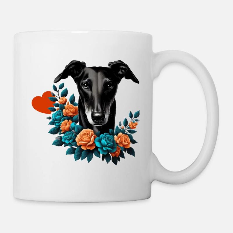Galgo Blackbeauty Nr01 - Mug blanc - blanc