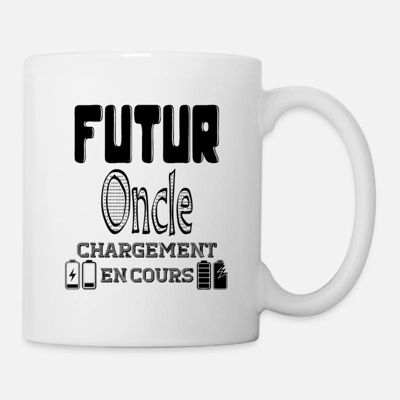 Futur Oncle Chargement En Cours - Mug blanc - blanc