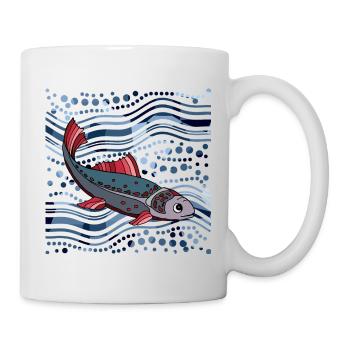 poisson - Mug blanc - blanc - Droite