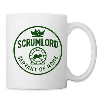 Scrumlord - Herrscher Ohne Diener - Tasse - Weiß - Rechts