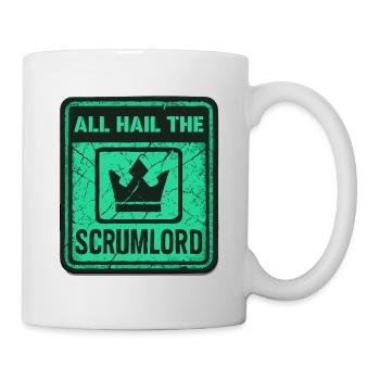 Lustiges für Scrum Master und Agile Coaches - Tasse - Weiß - Rechts