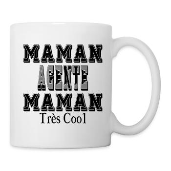 Mama Agent Mama Sehr Cool - Tasse - Weiß - Rechts